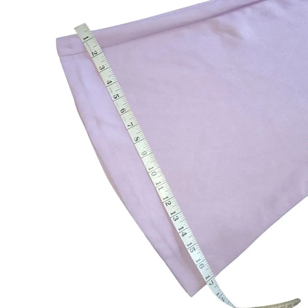NWT ASOS LUXE Wide Flare Leg Tailored Pants Frill Overlay Lilac Purple 4